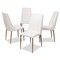 Baxton Studio Chandelle Modern White Faux Leather Upholstered Dining Chair 146-8793 - alternate 1